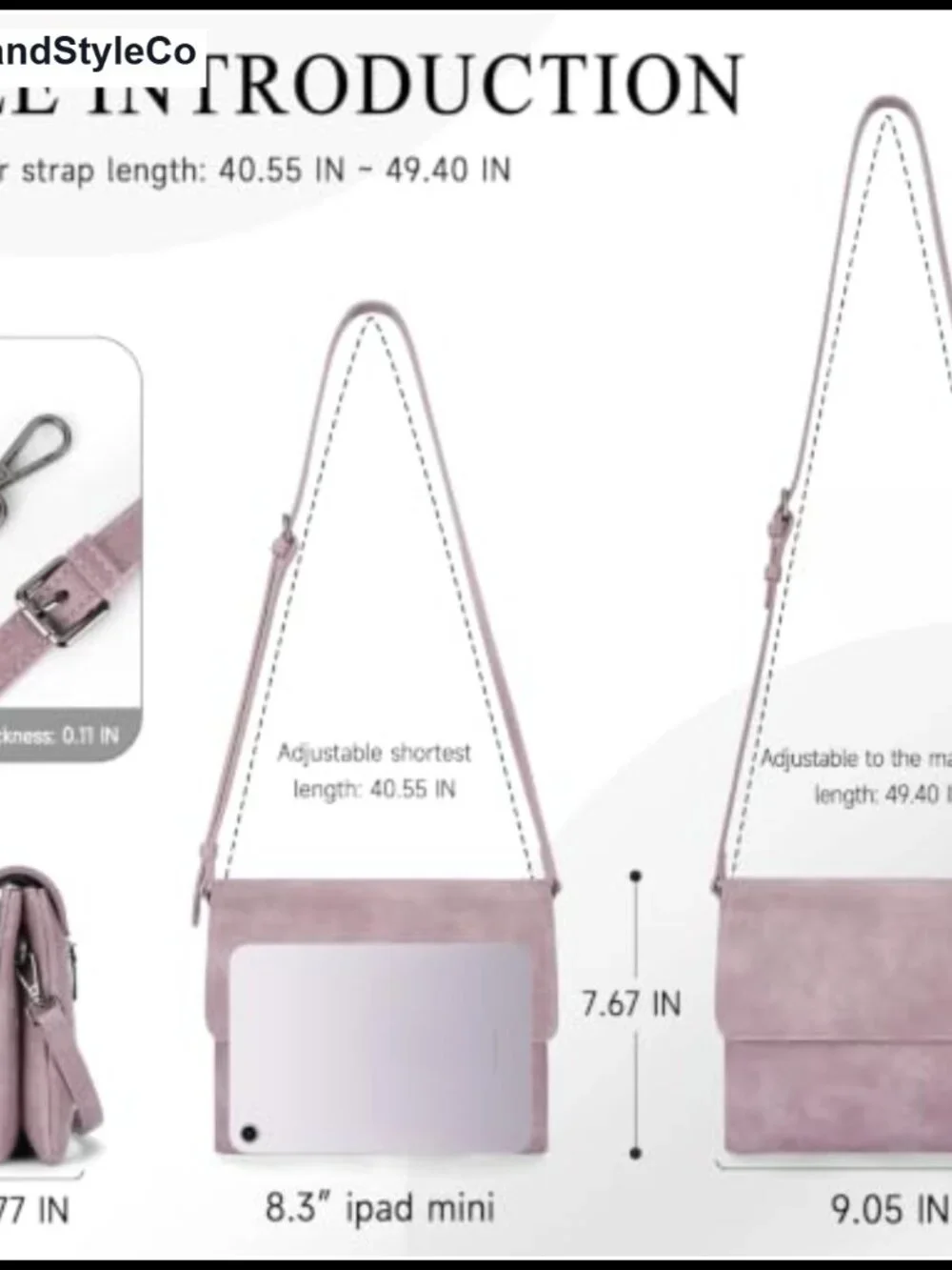 Vegan Leather Crossbody Phone Purse with RFID Card Slots